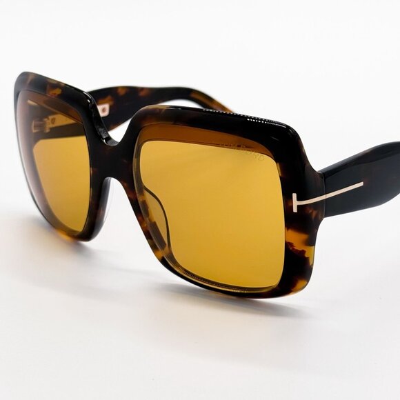 NEW TOM FORD TF1194 52E SUNGLASSES FT1194/S 52E WOMEN HAVANA EYEWEAR - Picture 7 of 10